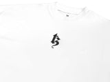 BETREZ OVERSIZED ACID WASH TEE - WHITE LOGO