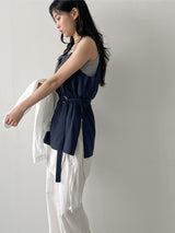 Ava Ribbed Sleeveless Top