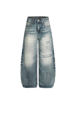 Distressed Scythe Baggy Jeans