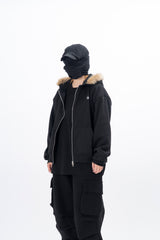 レベラクーンフーデッドジップアップ