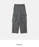 サマークールカーゴバンディングデニムパンツ