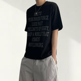 アーバンレタリングクロップ半袖Tシャツ
