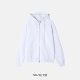 two way hood zip up