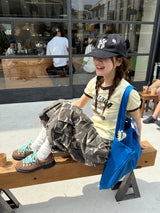 camo bermuda cargo pants 