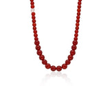 26SS★ H Edition (W) Red Jade Gradation Beaded Necklace