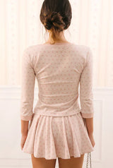 Estelle rose tee