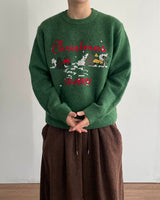 Christmas Embroidery Knit
