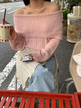 [MADE] フィットニーサマーオフショルダーニット