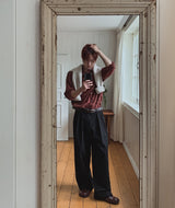 Keito Two-Tuck Wide Slacks