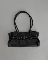 Bet Crack Leather Belt Shoulder Bag