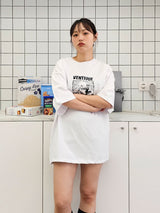 VENTIQUE スカルボードTシャツ 3color