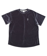 ドロップショルダーベルベット 1/2 T (Charcoal)