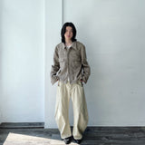 Double Pocket Metal Button  Jacket