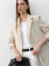 (JK-3020)SANDY LIGHT WRINKLE JACKET