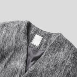 90's Carlton Moehair No Collar Jacket (2 colors)
