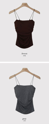 WR シャーリングクロップキャップキャミソール（10色）