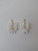 PEARL PETAL DROP EARRINGS