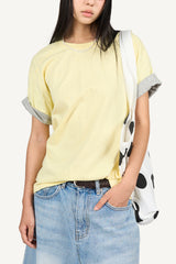 ロリー カラー マッチング ロールアップ Tシャツ