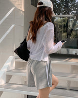 Near strap cardigan
