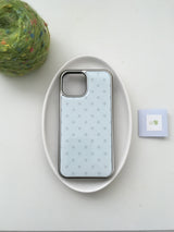 [silver epoxy] ドット (blue • grey)