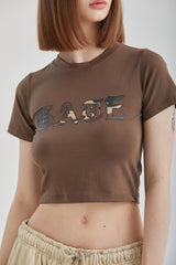 ミリクロップドTシャツ