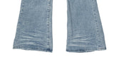 Yeooh Cat Washing Denim Low Bootcut Pants