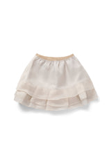 Tulip organza skirt_beige