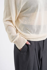 Moen Summer Sheer V-Neck Knit
