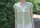 button knit cardigan