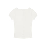 Niva Ribbon Keyhole Tee