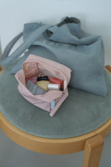 puff pouch (pink_nylon)