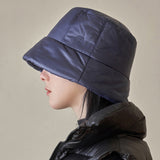 VA Square Padding Bucket Hat / Navy