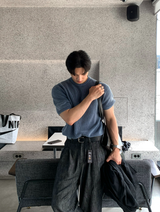  Hour Pigment Washing Hachi Round Knit