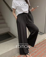 【MADE】Summer cooling wide pants