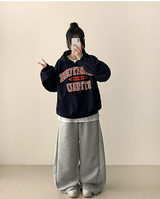 ノアレタリングポイントカジュアルオーバーフーディー
