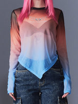 Sunset Tribal Mesh T-Shirts