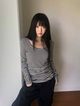 Dwen Stripe Long Sleeve T-Shirt