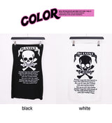 funky skull top mini dress (2color)