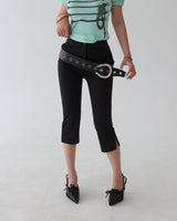 Capri leggings Slit Capri pants