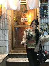 Vintage Leopard Fur Jacket