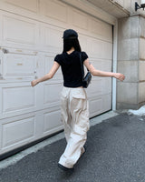 ストリングスナップカーゴパンツ
