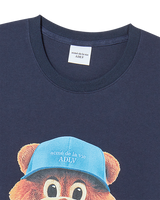 25FW 3D AC BEAR FACE SHORT SLEEVE T-SHIRT DARK NAVY