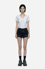 X Eyelet Shorts