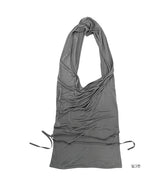 Desert Cowl Neck Hooded Drape Top