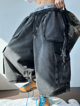 D-RING ZIPPER CARGO Bermuda