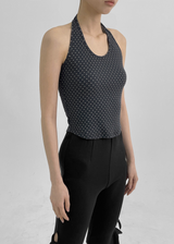 [MADE] Koki Dot Holter Sleeveless