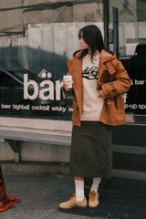 WOOL MID DUFFEL COAT