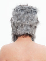 Embryo faux fox eco-friendly fur tribal cap