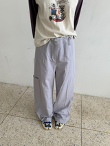 side pocket cotton pants