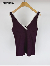LACE LAYERED SLEEVELESS (3C)